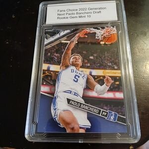 2022 Generation Next Paolo Banchero Draft Rookie Gem Mint 10